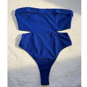 Princess Polly Royal Blue Bodysuit